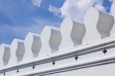 Grand Palace bulutlu havalarda duvar dışında. 