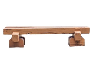 tezgah izole eski demiryolu bağları ile yapılan