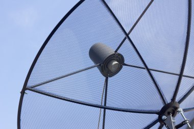 Suttelitte çanak teknolojik soyut closeup