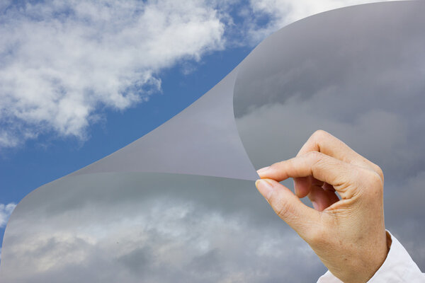 изменение климата вручную, концепция человека делает окружающую среду лучше
