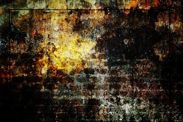 Grunge-Textur, Wandhintergrund, Vignette — Stockfoto