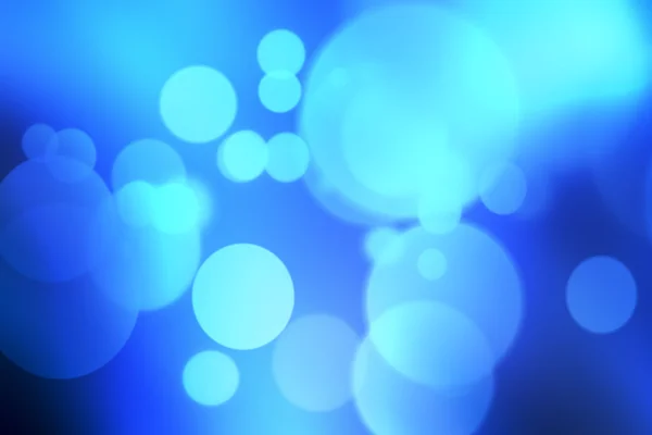 Blauwe bokeh abstracte licht achtergrond — Stockfoto