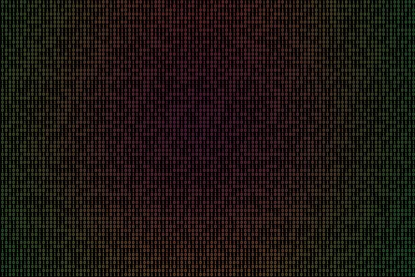 Codice binario del computer sfondo colorato — Foto Stock