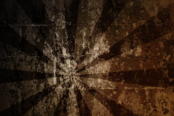 Vintage abstract sun rays on the wall grunge — Stock Photo, Image