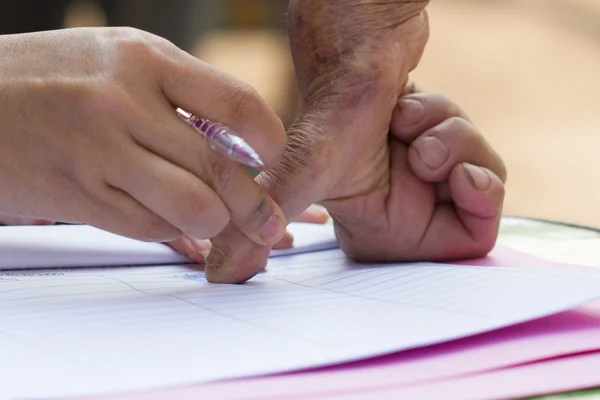 Fingerprinting — Stock Photo, Image