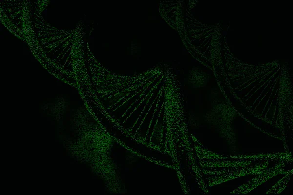 DNA on a beautiful matrix background — Stock Photo, Image