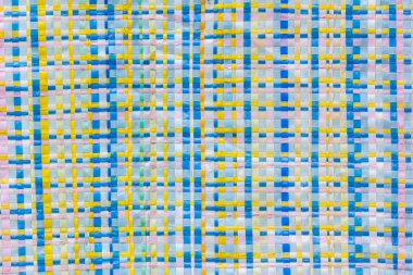 aşırı closeup plastik çuval textture arka plan.