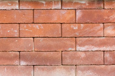 eski kırmızı tuğla duvar doku closeup