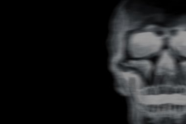 siyah arka plan ile boşaltmak hallow için sol