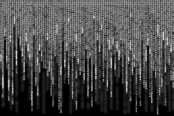 White matrix background computer generated — Stock Photo, Image