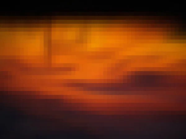 Orange schwarz abstrakt Mosaik Hintergrund — Stockfoto