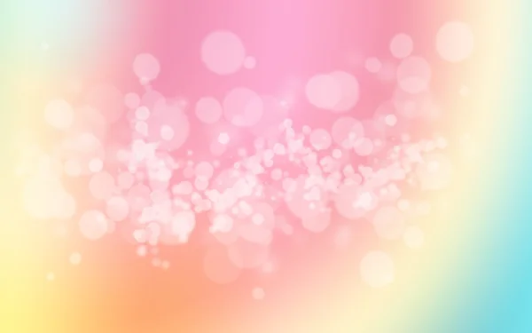 Colorful pastel holiday bokeh. Abstract Christmas background — Stock Photo, Image