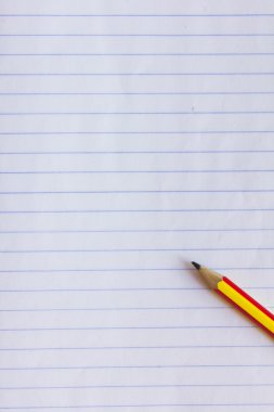 boş vintage eski kağıt kalem ile kaplı