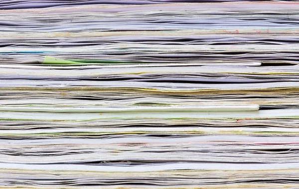 Close-up of old colorful notebook spine — Stock Photo, Image