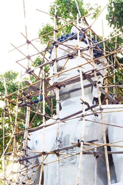 Repairing Buddha image in thailand — Stock Photo, Image