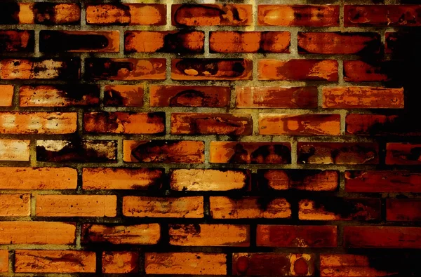 Gamla grunge tegel vägg bakgrund — Stockfoto