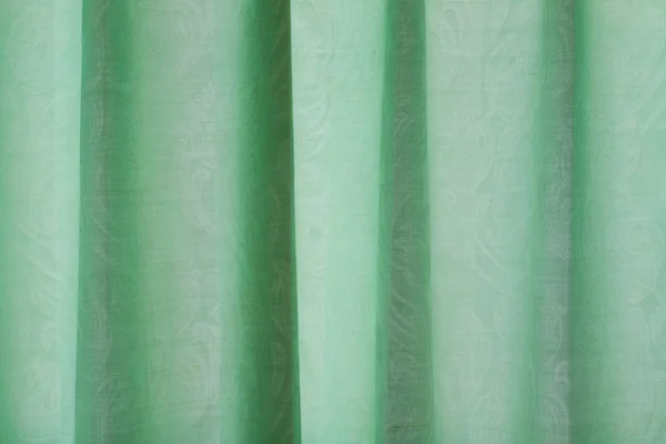 Κλείνω-πάνω θέα φωτεινό πράσινο κουρτίνας — Φωτογραφία Αρχείου