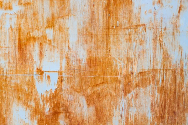 Oranžové rezavý kovový textury zdi použít jako pozadí — Stock fotografie