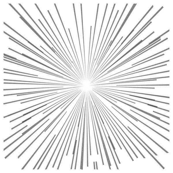 Illustration Vektor abstrakte Geschwindigkeit Bewegung schwarzer Punkt Linien, Stern — Stockvektor
