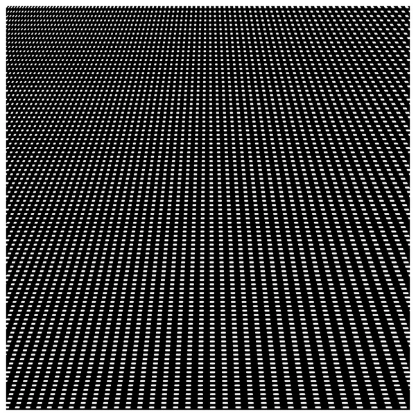 Vector abstract background of white square pattern on black back — Stock Vector