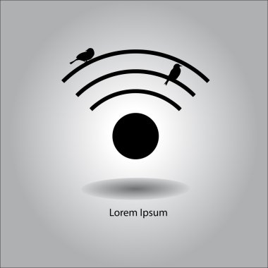 telefon yerine kablosuz işaret üzerinde kuş duran tel, Yaş