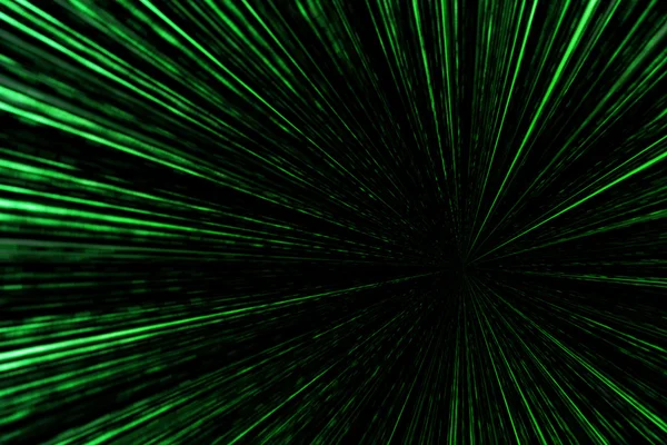 digital green star burst matrix generated in black background, t