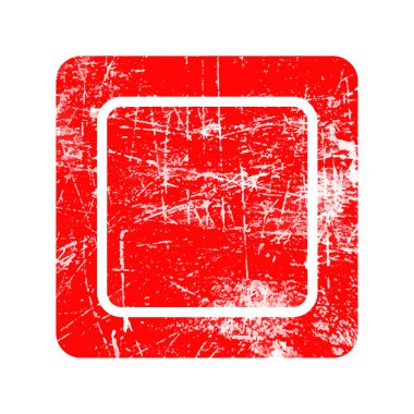 illüstrasyon vektör kare grunge doku damgası