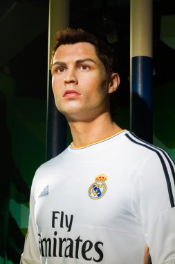 Bangkok, Tayland - 19 Aralık: Cristiano Ronaldo bir mumya 