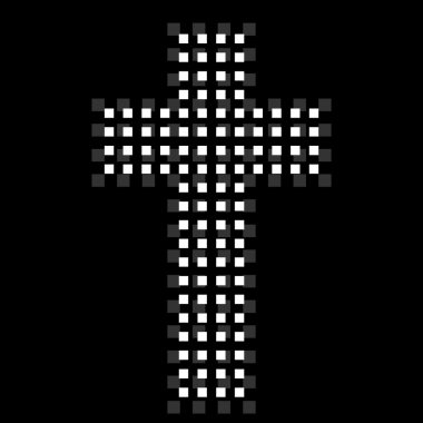Soyut çapraz. Christian Symbol
