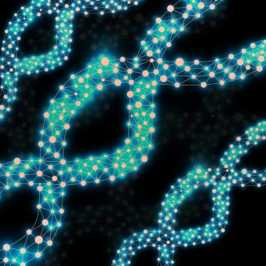 Soyut Dna sarmal, molekül yapısı