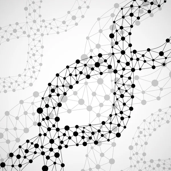 Soyut Dna sarmal, molekül yapısı