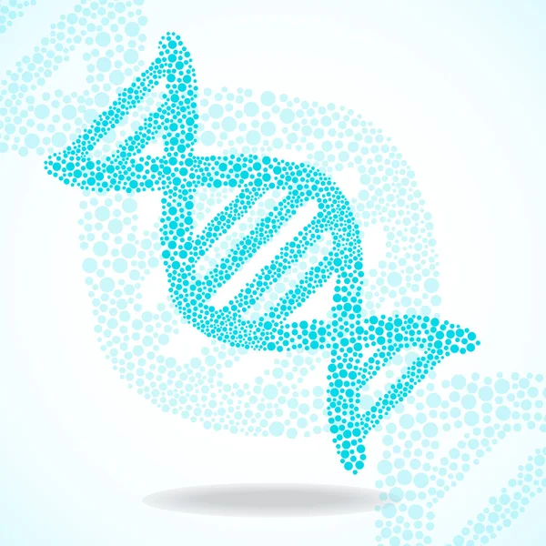 Абстрактна ДНК, молекулярна структура. Векторні ілюстрації. Епс 10 — стоковий вектор