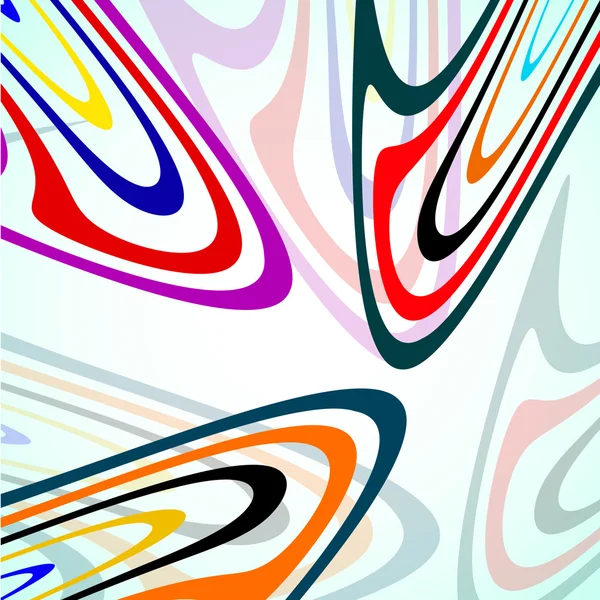 Abstraktní pozadí, tvary vln. Vektorové ilustrace, eps 10 — Stockový vektor