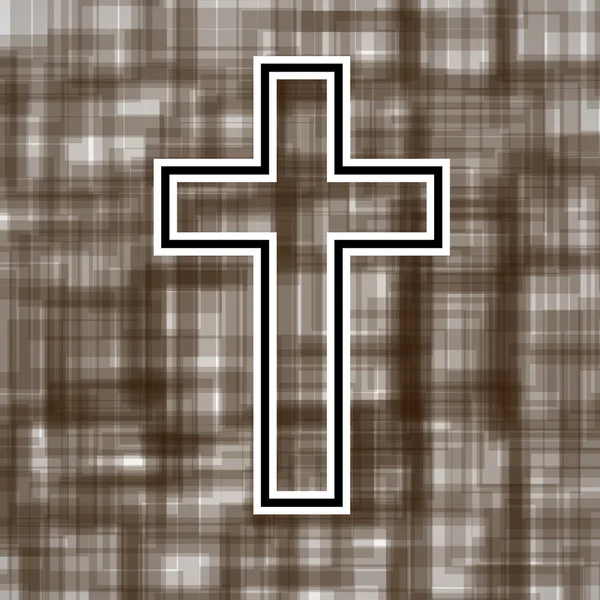 Kříž. Christian Symbol — Stockový vektor