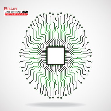 Beyin. CPU. Devre kartı