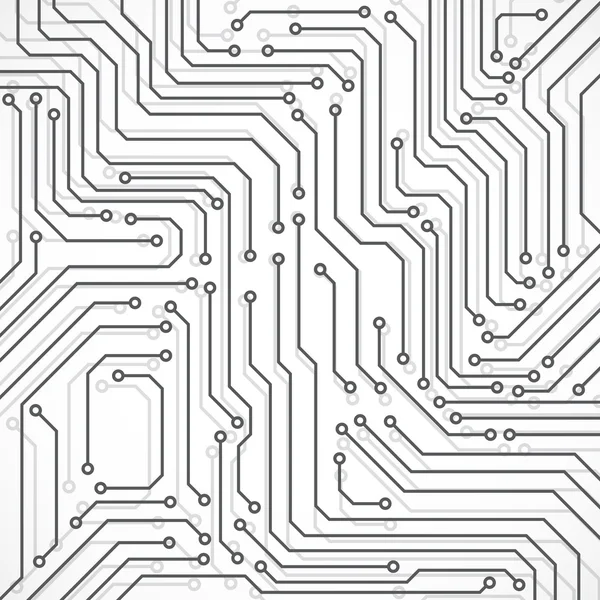Devre kartı, soyut teknolojik altyapı, vektör çizim, eps 10