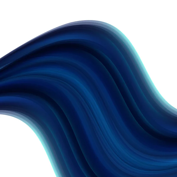 Abstrakt färgglada vågor. Vektor illustration. EPS-10 — Stock vektor