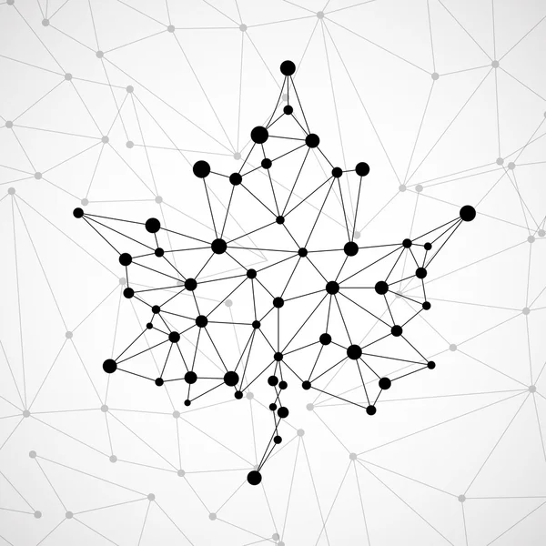 Folha de bordo em forma geométrica abstrata. Ilustração vetorial. Eps 10 — Vetor de Stock