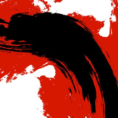 Soyut grunge kökenden. Fırça darbesi ve doku. Vektör tasarımı