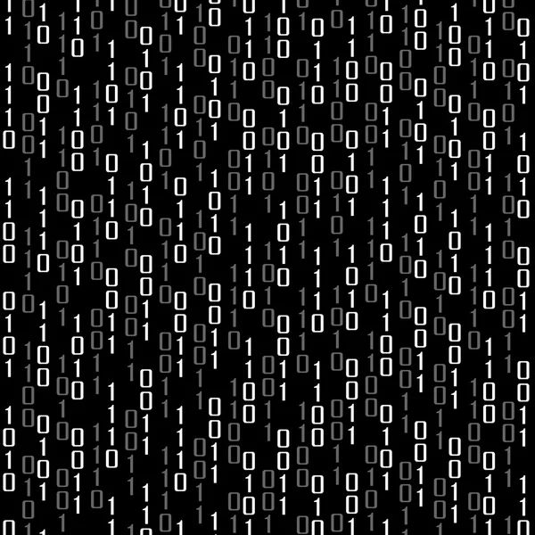Абстрактний технологічний фон з двійковим комп'ютерним кодом — стоковий вектор