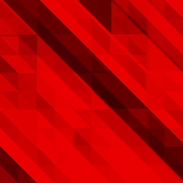 Abstrakter roter Hintergrund, buntes Mosaik, Vektorillustration — Stockvektor