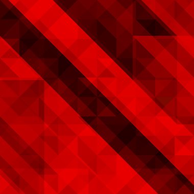 Soyut kırmızı arka plan, renkli mozaik, vektör çizim, eps 10