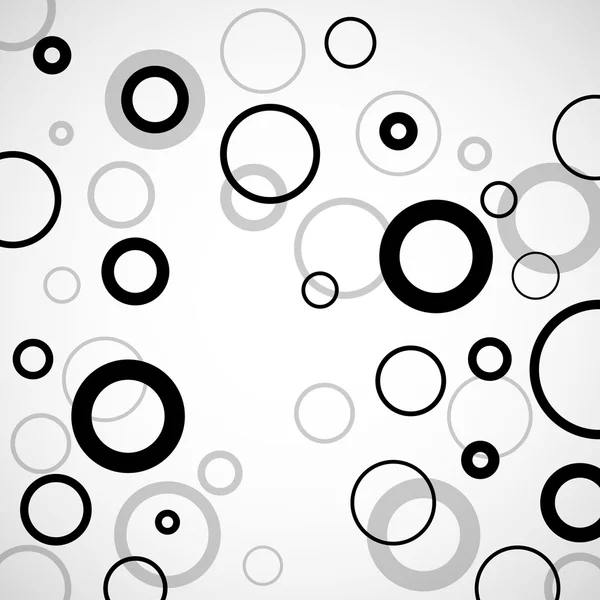 Fond abstrait avec cercles, formes géométriques, vecteur — Image vectorielle