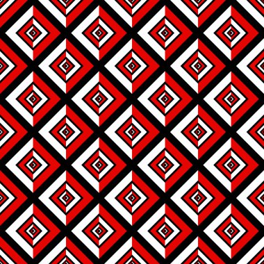 Soyut geometrik seamless modeli. Renkli arka plan. Vektör çizim. EPS 10