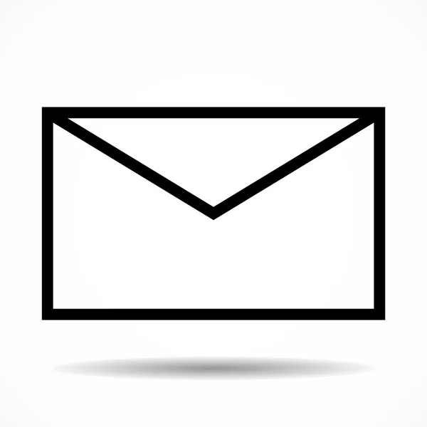 Icono de correo electrónico, SMS, carta. Ilustración vectorial eps 10 — Vector de stock