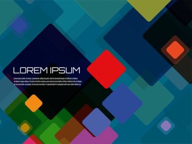 Kareli soyut geometrik arkaplan. İçeriğiniz için vektör pankartı tasarımı, iş alanı, emplaka, kapak