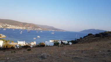 Beautiful landscape in Bodrum from Mugla, Turkey