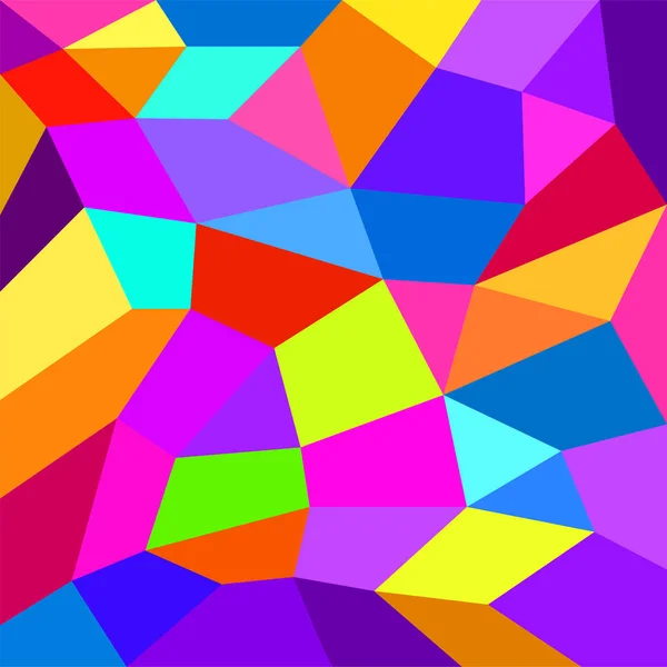 Fondo de triángulo geométrico abstracto. Textura poligonal colorida. Ilustración vectorial — Vector de stock