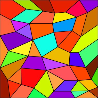 Soyut geometrik üçgen arkaplan. Renkli çokgen doku. Vektör illüstrasyonu