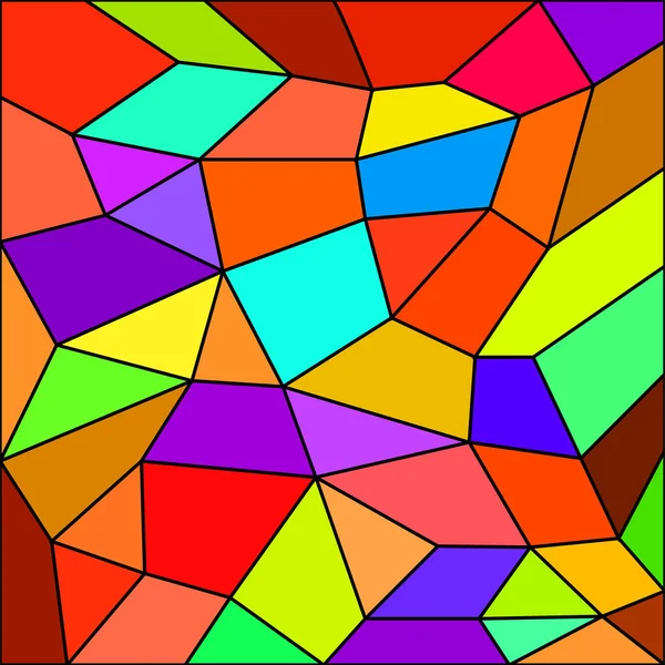 Абстрактный Геометрический Треугольный Фон Цветная Многоугольная Текстура Векторная Иллюстрация — стоковый вектор